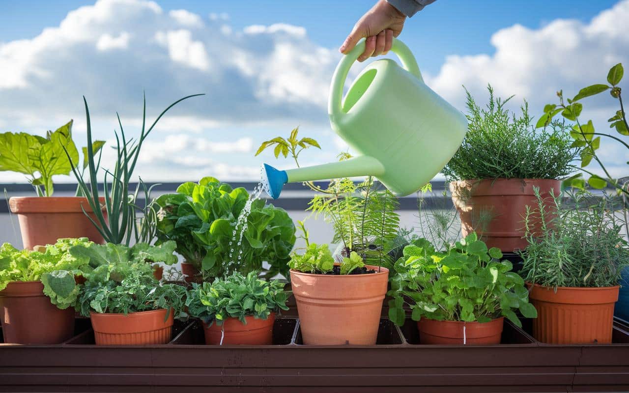 9 soluzioni per ridurre l'irrigazione delle piante in vaso!